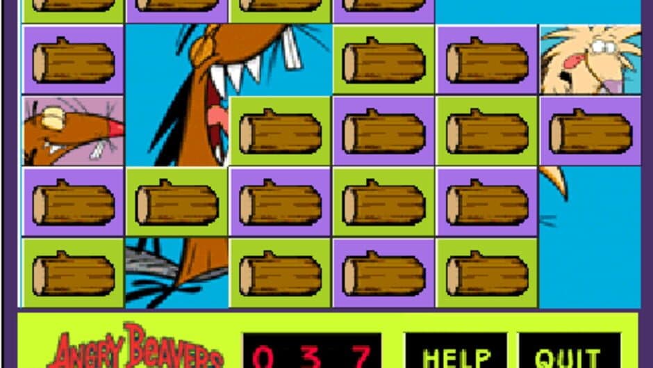 Скриншот 1 из The Angry Beavers: Match-Master