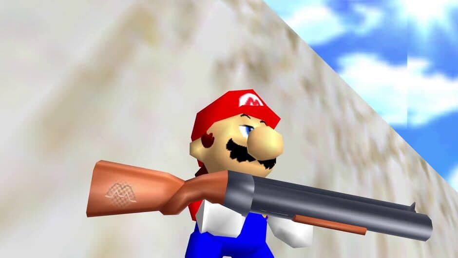 Скриншот 1 из Shotgun Mario 64