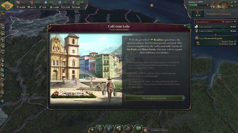 Скриншот 4 из Victoria 3: Colossus of the South