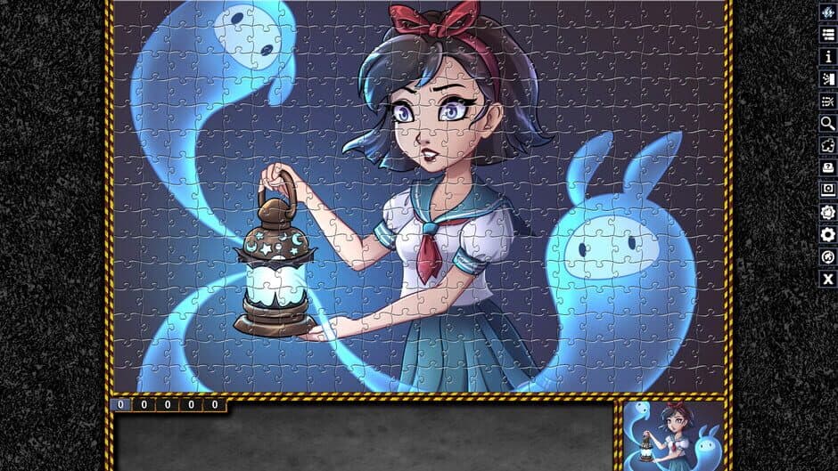 Скриншот 1 из Pixel Puzzles: Illustrations & Anime - Jigsaw Pack: Halloween
