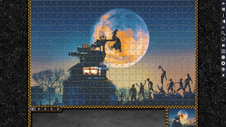 Скриншот 4 из Pixel Puzzles: Illustrations & Anime - Jigsaw Pack: Halloween