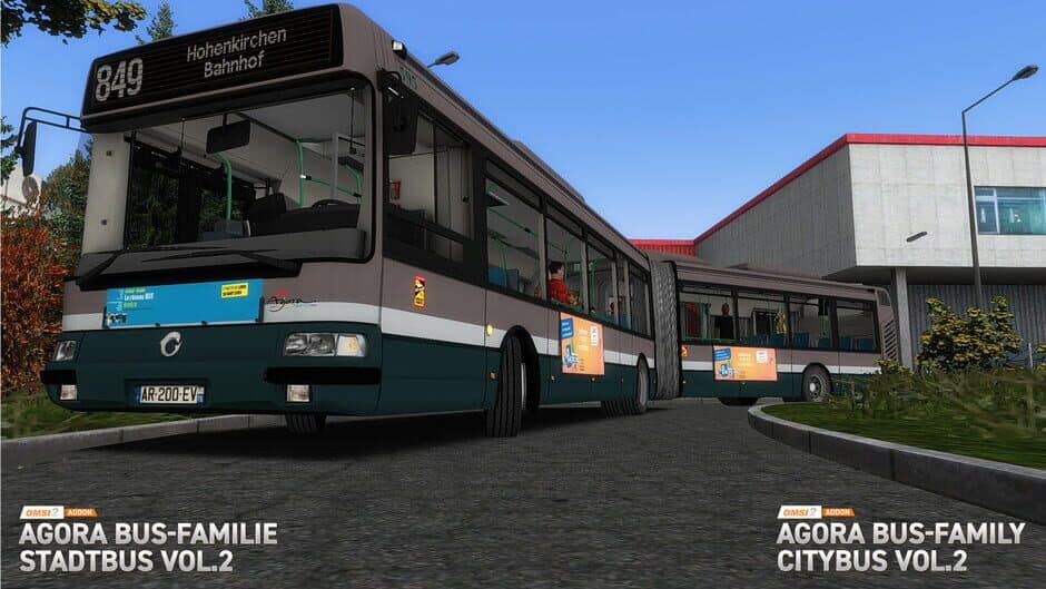 Скриншот 3 из OMSI 2: Agora Bus Family Citybus Vol. 2