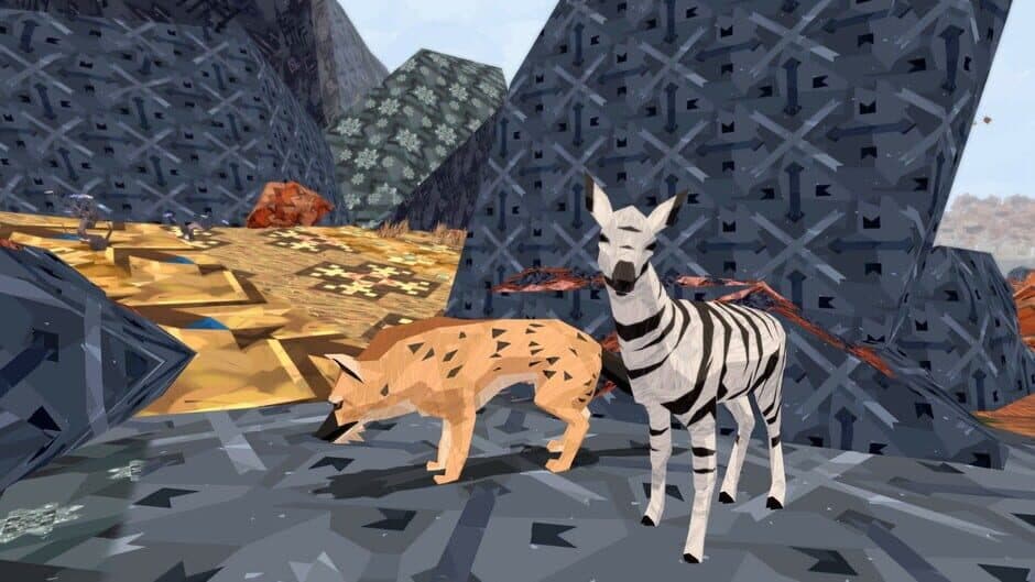 Скриншот 1 из Meadow: Zebra and Hyena Skin Pack