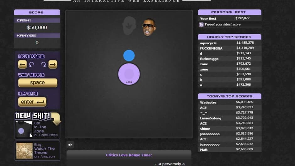 Скриншот 1 из Kanye Zone