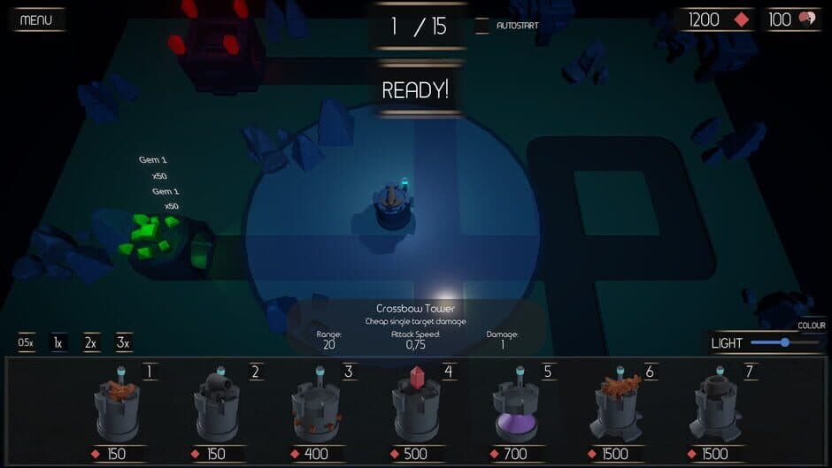Скриншот 1 из Dark Gem Tower Defense