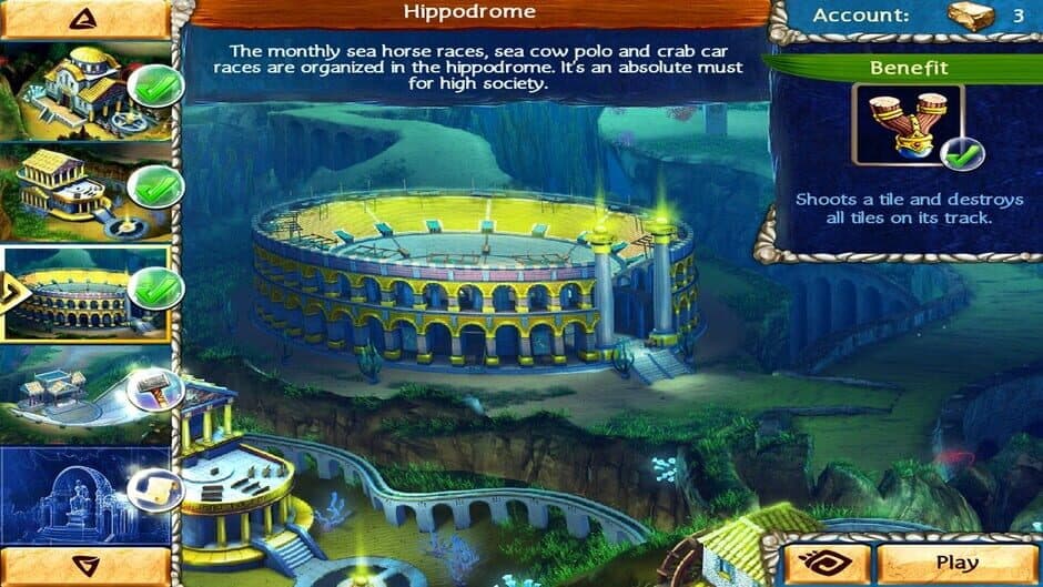 Скриншот 4 из Jewel Legends: Atlantis