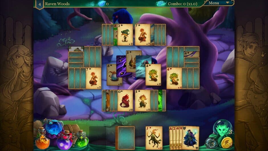Скриншот 2 из Magic Cards Solitaire 2: The Fountain of Life