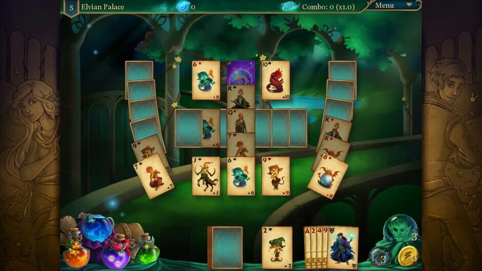 Скриншот 4 из Magic Cards Solitaire 2: The Fountain of Life