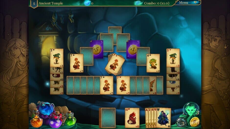 Скриншот 6 из Magic Cards Solitaire 2: The Fountain of Life