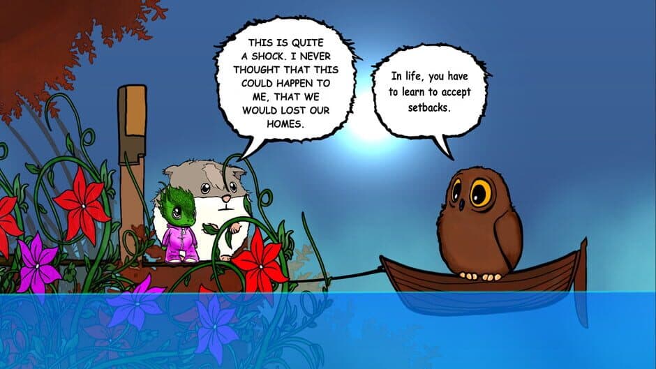 Скриншот 2 из Visual novel for the kids: Lumi And Baby - Hamster And Baby Dragon