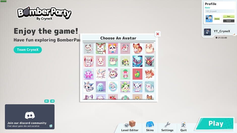 Скриншот 1 из Bomber Party: Cute Anime Creatures Avatar