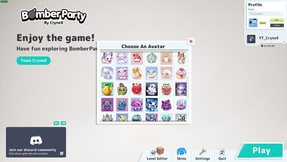 Скриншот 2 из Bomber Party: Cute Anime Creatures Avatar