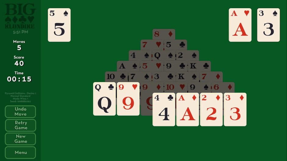 Скриншот 3 из Big Klondike: Pyramid