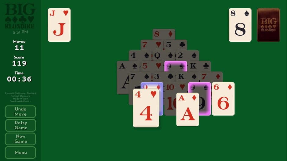 Скриншот 4 из Big Klondike: Pyramid