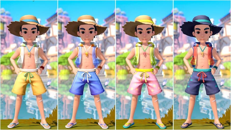 Скриншот 2 из My Time at Sandrock: Builder's Beach and Ball Clothing Pack