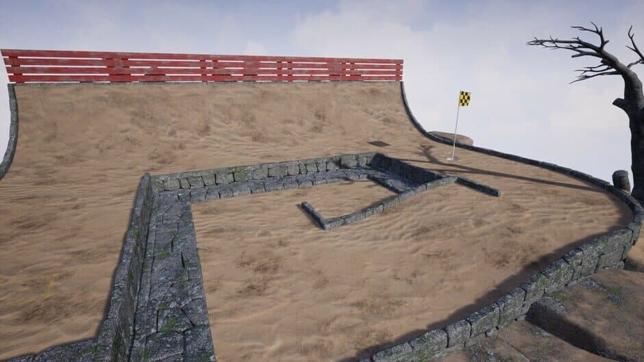 Скриншот 4 из Golfing In Aether: Dustbowl