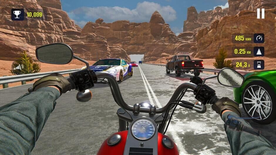 Скриншот 7 из Moto Highway: Racing Speed Rush