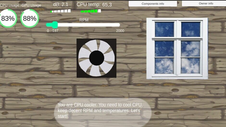 Скриншот 1 из Cooling Simulator