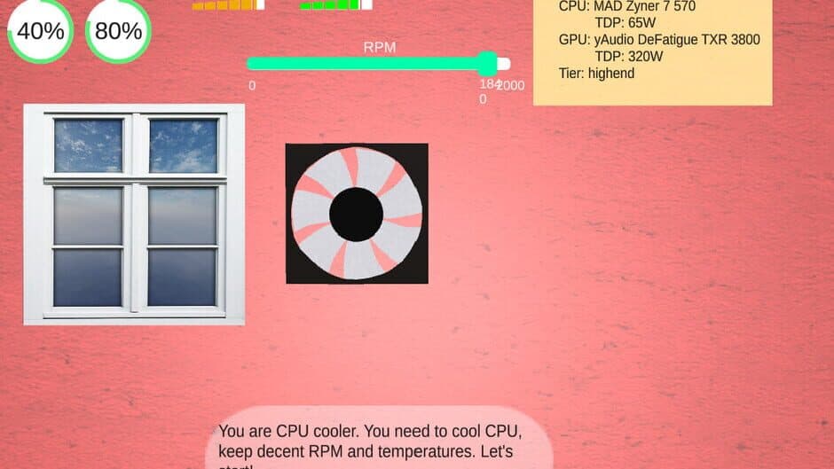 Скриншот 2 из Cooling Simulator