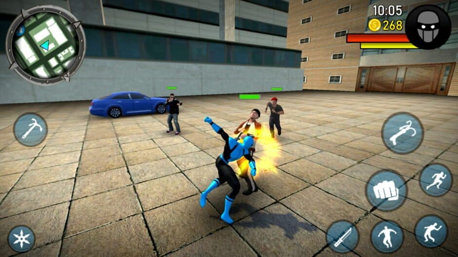 Скриншот 7 из Blue Ninja: Superhero Game