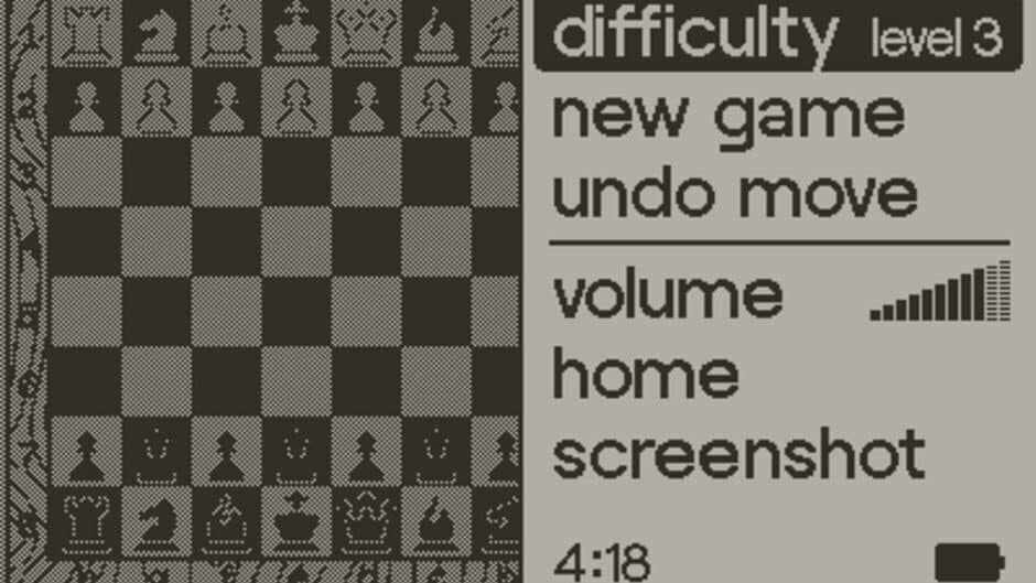 Скриншот 1 из Chess For Playdate