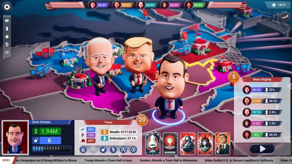 Скриншот 1 из The Political Machine 2024