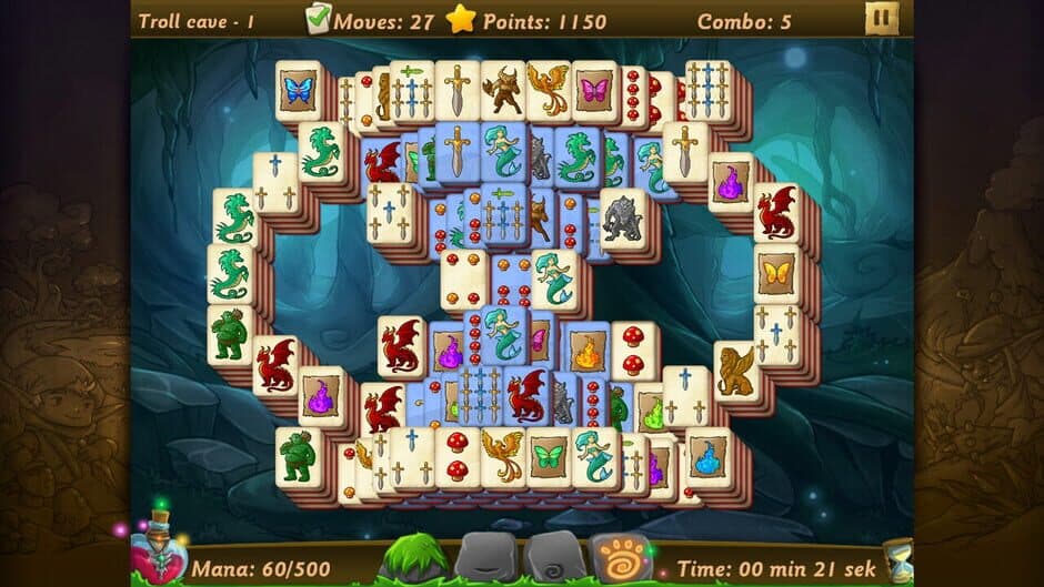 Скриншот 2 из Elves vs. Goblins Mahjongg World