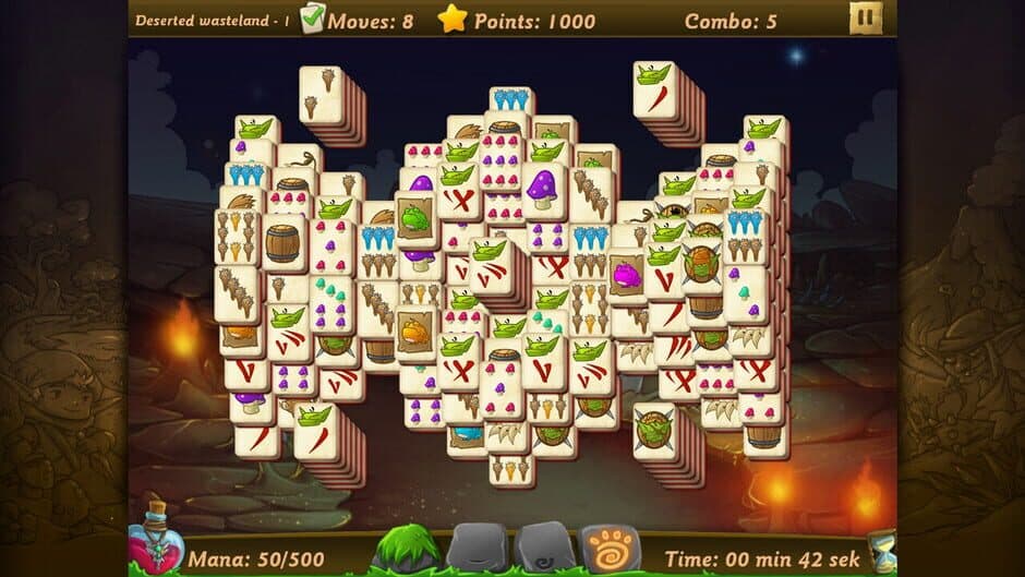 Скриншот 1 из Elves vs. Goblins Mahjongg World