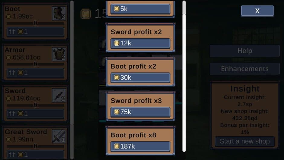 Скриншот 2 из Weapon Shop Decillionaire