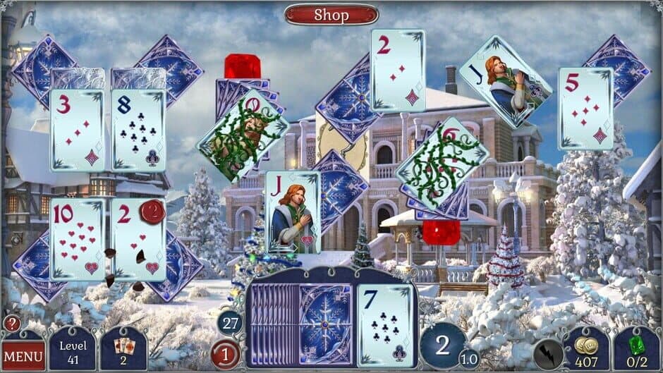 Скриншот 9 из Jewel Match Solitaire Winterscapes 2: Collector's Edition