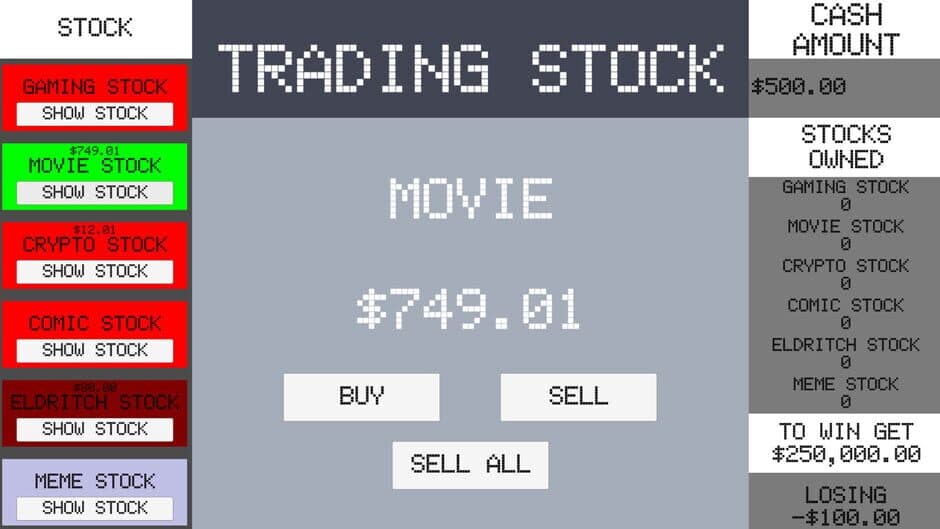 Скриншот 2 из Simple Stock Trading Simulator