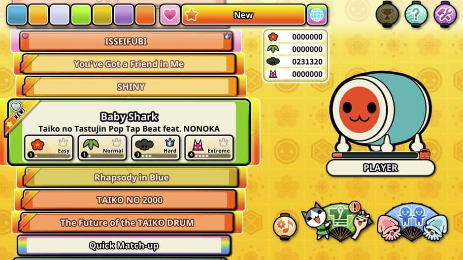 Скриншот 1 из Taiko no Tatsujin: Pop Tap Beat