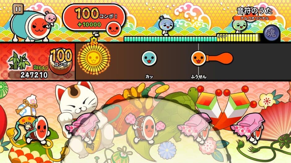 Скриншот 3 из Taiko no Tatsujin: Pop Tap Beat