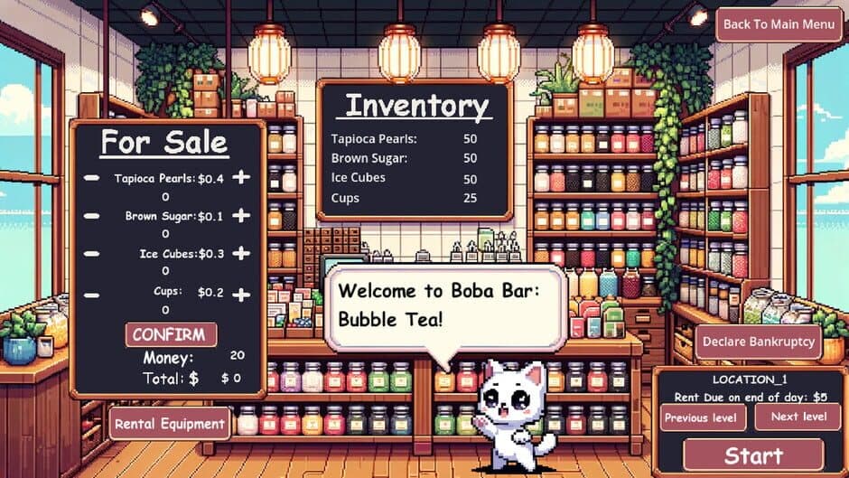 Скриншот 1 из Boba Bar: Bubble Tea Tycoon