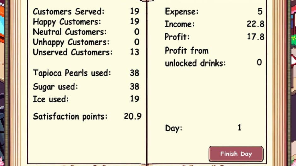 Скриншот 3 из Boba Bar: Bubble Tea Tycoon