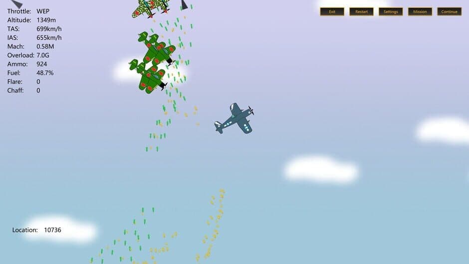 Скриншот 1 из 2D Dogfight: World War II - Eastern Front and Pacific