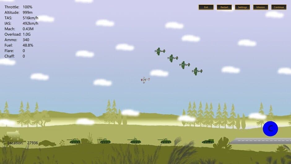Скриншот 2 из 2D Dogfight: World War II - Eastern Front and Pacific