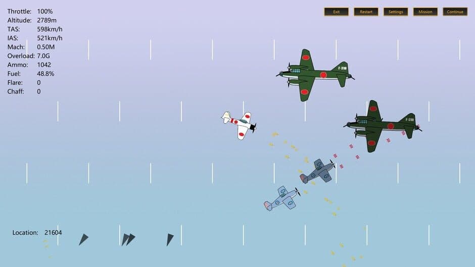 Скриншот 3 из 2D Dogfight: World War II - Eastern Front and Pacific