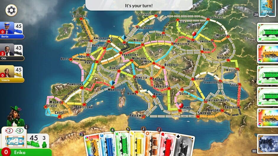 Скриншот 4 из Ticket to Ride: Europe Expansion