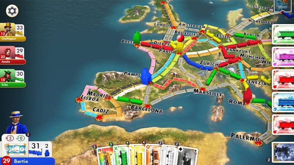 Скриншот 5 из Ticket to Ride: Europe Expansion