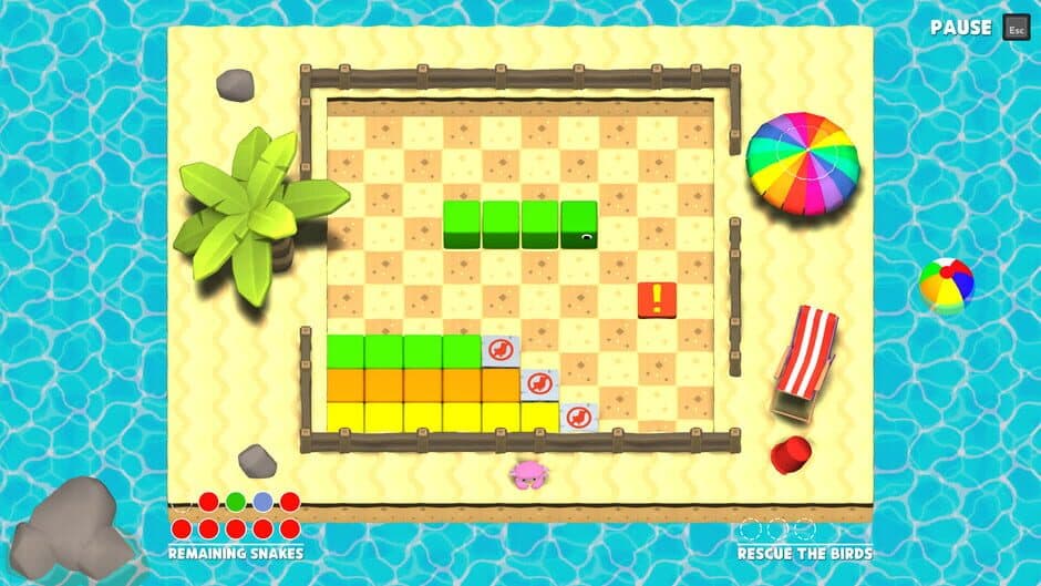Скриншот 4 из Snaketris: Rescue 'em all