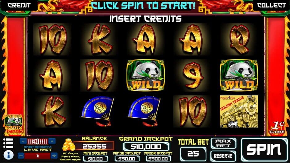Скриншот 1 из Panda Magix: Golden Trains Edition - Slots