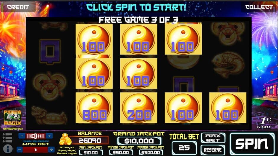 Скриншот 4 из Panda Magix: Golden Trains Edition - Slots