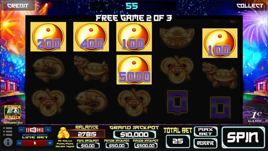 Скриншот 5 из Panda Magix: Golden Trains Edition - Slots