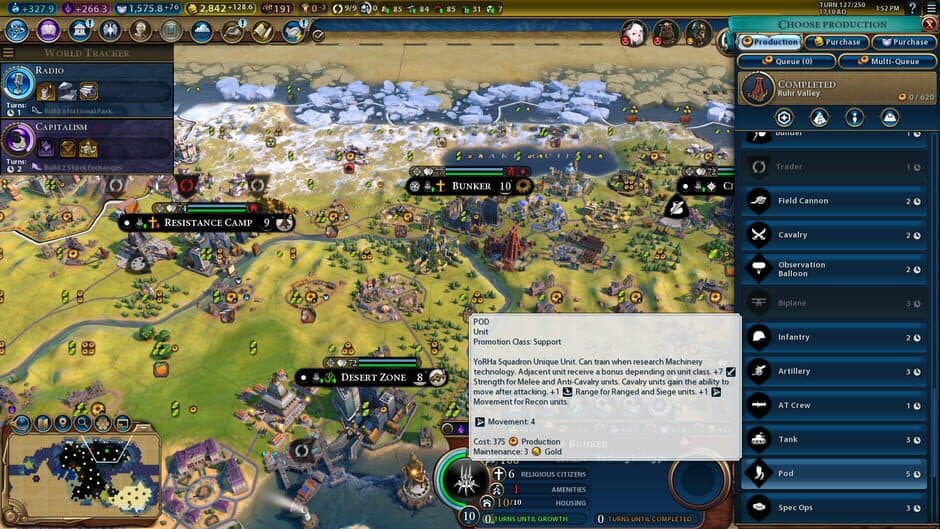 Скриншот 2 из Sid Meier's Civilization VI: Yorha Squadron Pack