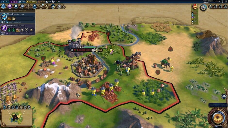 Скриншот 2 из Sid Meier's Civilization VI: Super Mario Leaders Pack