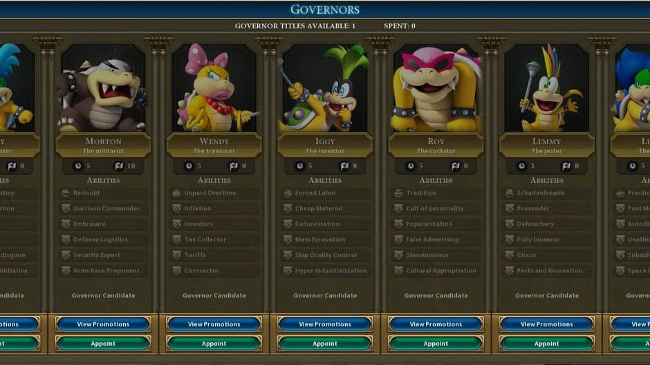 Скриншот 3 из Sid Meier's Civilization VI: Super Mario Leaders Pack