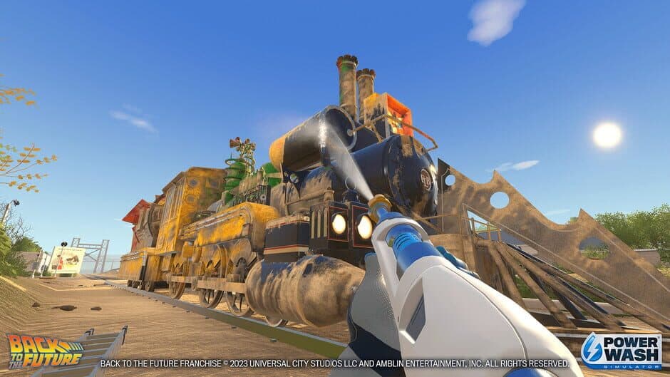 Скриншот 3 из PowerWash Simulator: Back to the Future Special Pack