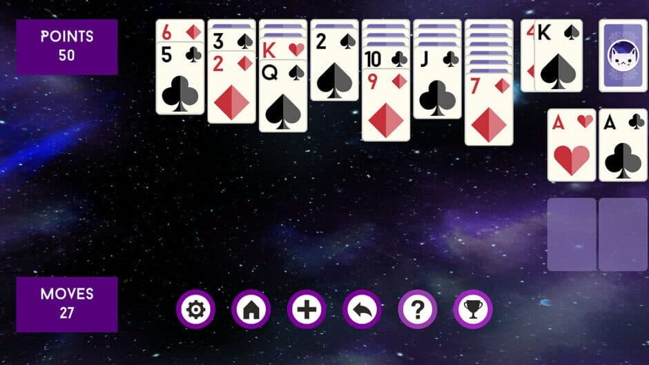 Скриншот 3 из Spacefarer Solitaire