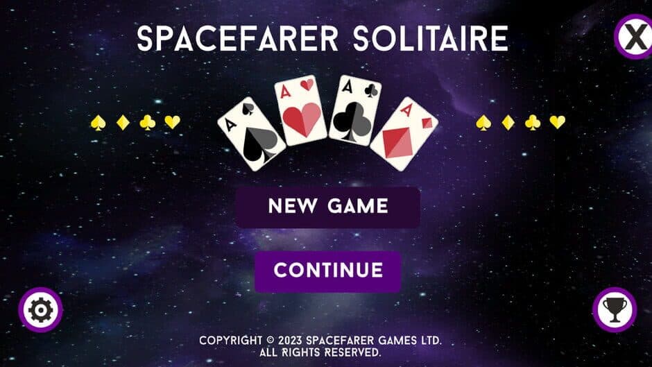 Скриншот 4 из Spacefarer Solitaire